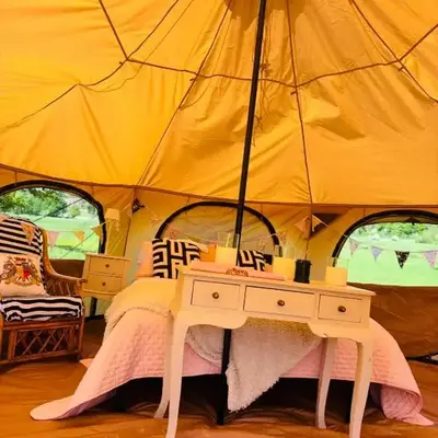Goldings Farm yurt Tent firepit bbq activities