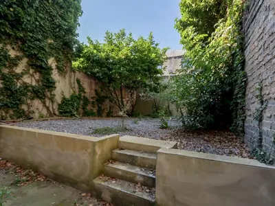 a set of stairs next to a brick building at Studio flat in Heart of Southend - Pass the Keys in Southend-on-Sea
