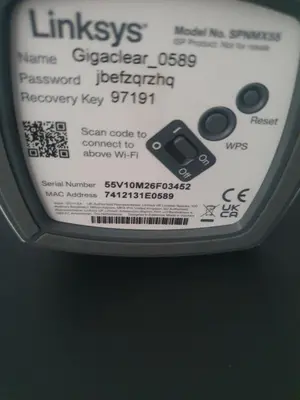 a close up of a label on a cell phone at Crystalsspace in Braintree
