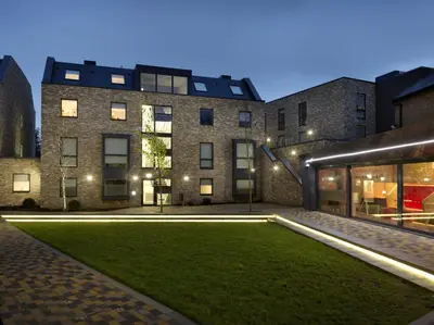 a building with a lawn in front of it at For Students Only - Student Castle Cambridge in Cambridge