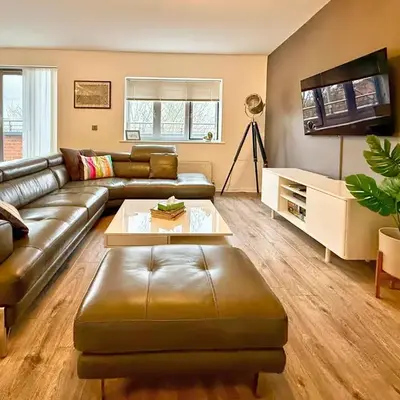 Split level unique large 2BDR apartment