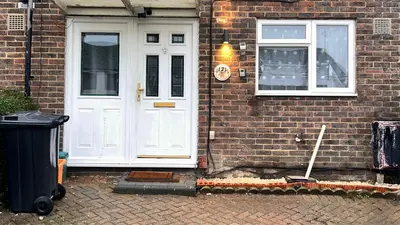 a brick house with a white door and windows at Cozy Guest Room in Basildon with Shared Facilities in Basildon