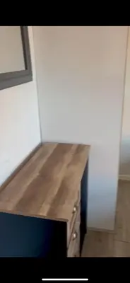 a wooden counter top in a room at Leiston house in Leiston