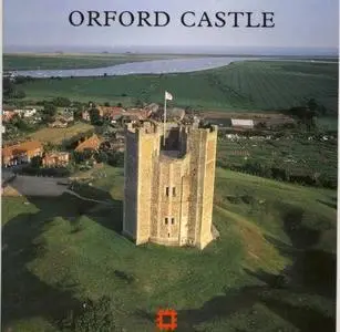 a book cover of an old castle in a field at Crown Cottage, Orford - Prime Orford Location in Orford