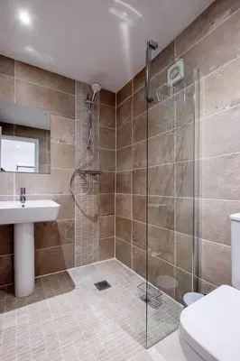 a bathroom with a shower and a sink at Maple - Three Tuns Apartments - Pettistree, Wickham Market - by Aldeburgh Coastal Cottages in Pettistree